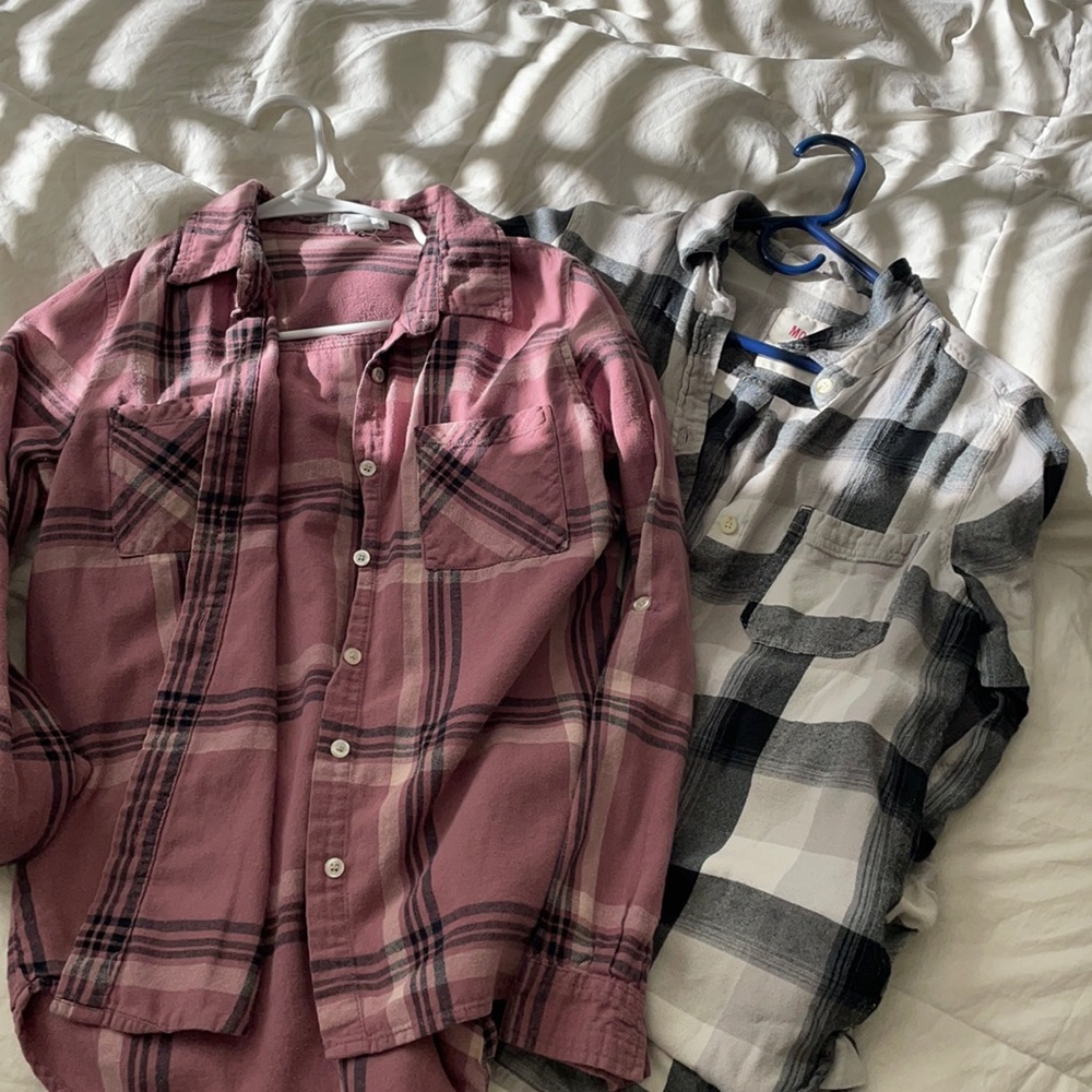 Distressed flannels